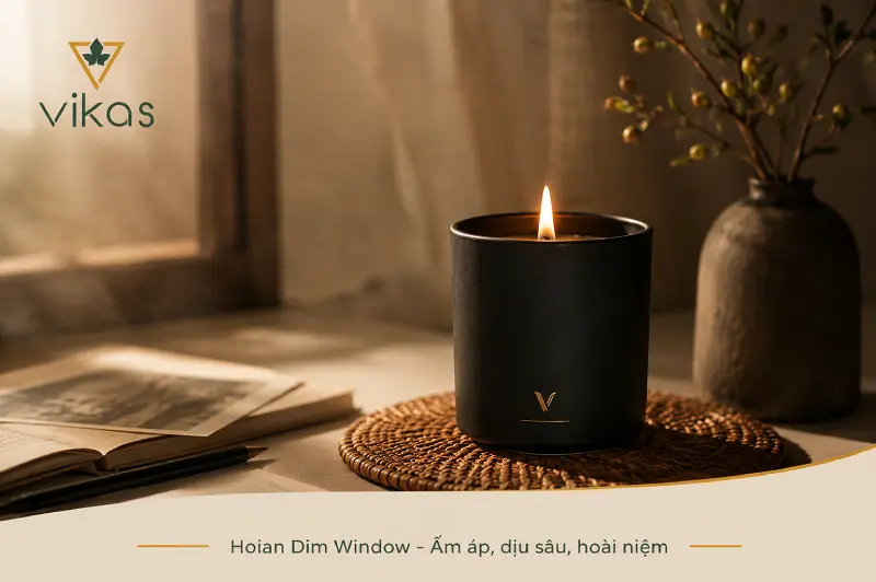 nến thơm sáp đậu nành vikas